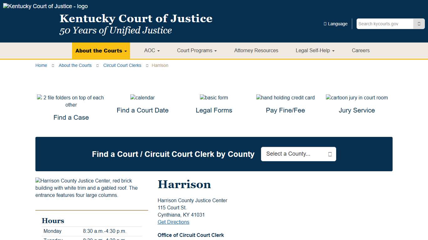 Harrison - Kentucky Court of Justice
